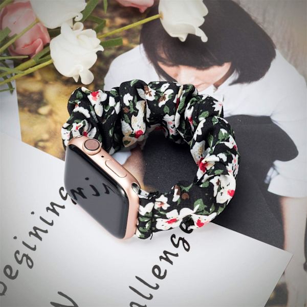 Kompatibel med Apple Watch Band Scrunchies 42Mm Tyg Mjuk