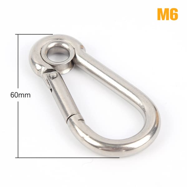 M4 M5 M6 M7 M8 Karabinhage i rustfrit stål Karabinkrog med-FA- M4X40mm