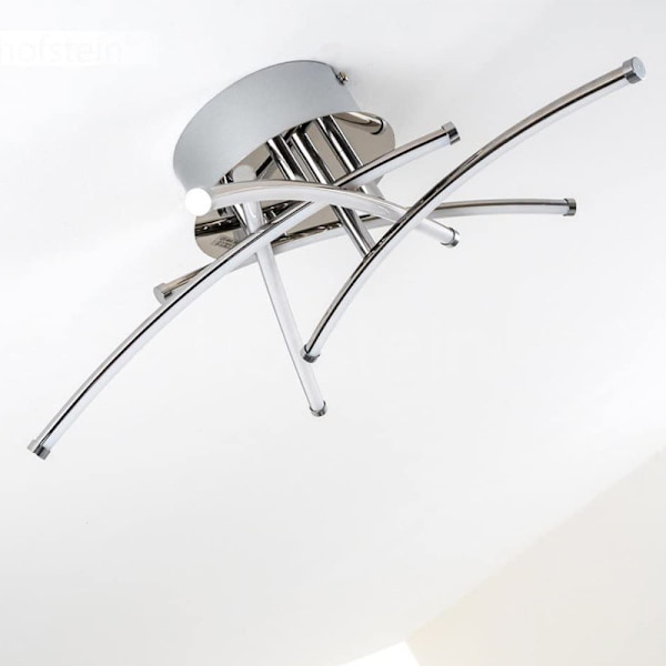 35W LED-taklampe, buet design, 5 innebygde lysdioder, 3500LM for stue/soverom yellow
