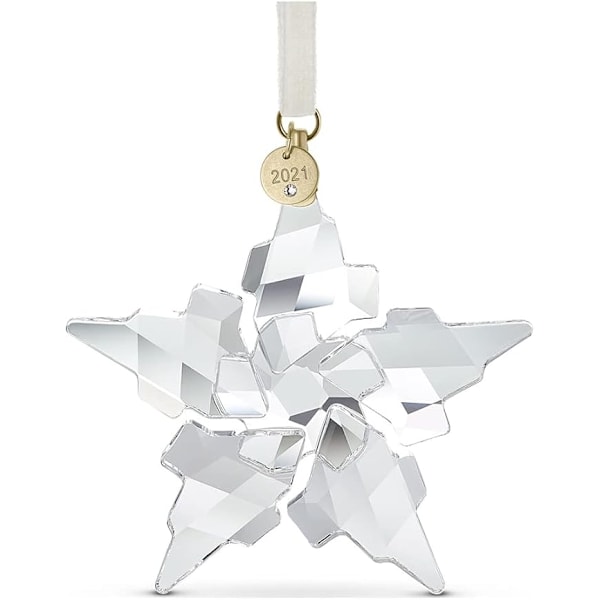 SWAROVSKI 2021 begrænset udgave ornament, klare krystaller