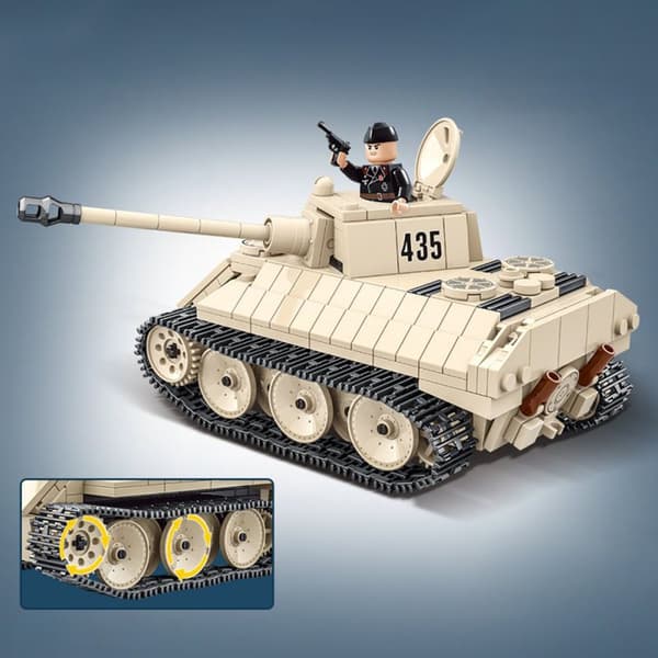 446PCS Tankleker Armévåpen Hovedstridsvogn-FA-