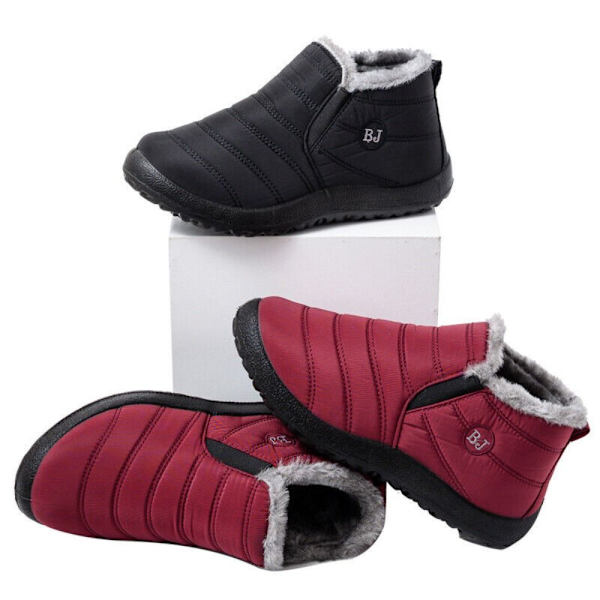 Naisten talvikengät Snöpälsskor PUNAIset 39 39 Red 39-39 Red