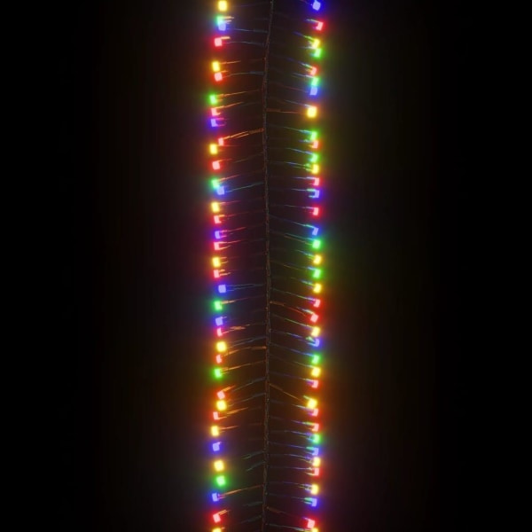 1000 LED-klusterin monivärinen 11 m PVC-valosarja