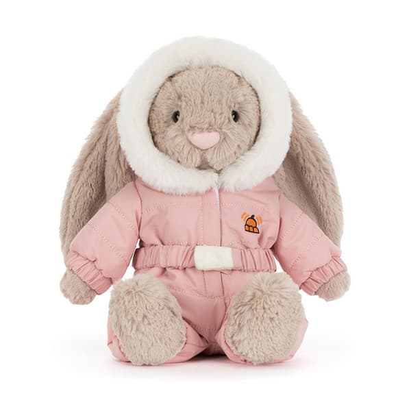 Jellycat 30 cm Bashful Bunny Snowsuit Blødt Legetøj-FA-
