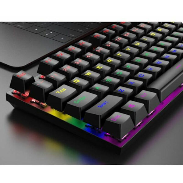 K80 trådbundet mekaniskt tangentbord mekaniskt gamer tangentbord cyan axi