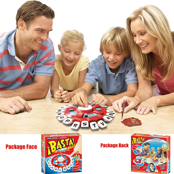 Basta! Brädspel, Basta Bordsspel Spanska, Basta Brädspel, Tänk På Ordspel Röd Red Spanish