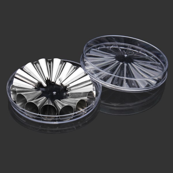 Tyllisarja 16 osaa, Spritstyllar, Tyllar - BakeCake silver 300