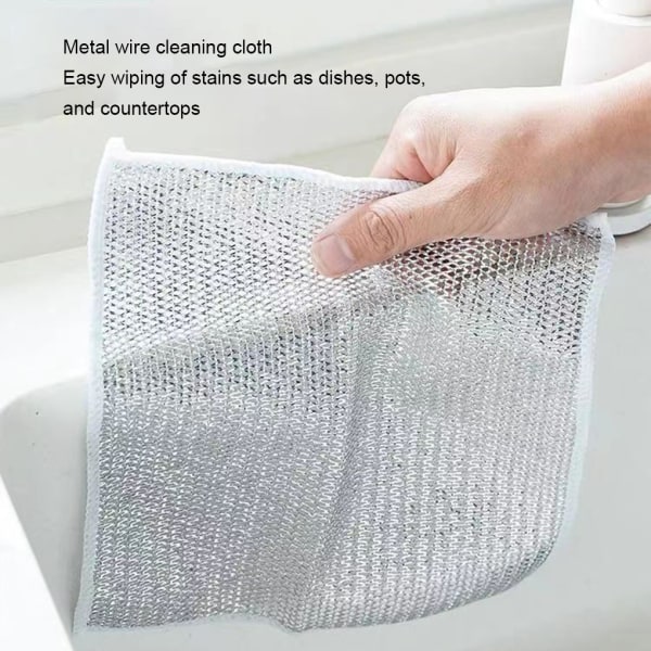20x Grå Multipurpose Metallic Tråddisktrasor Premium Nylon