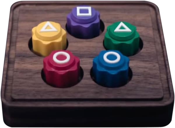 Koreansk Jackstone Spilsæt Inspireret af Squid Game 2 (9 Stk.+Base)-FA-