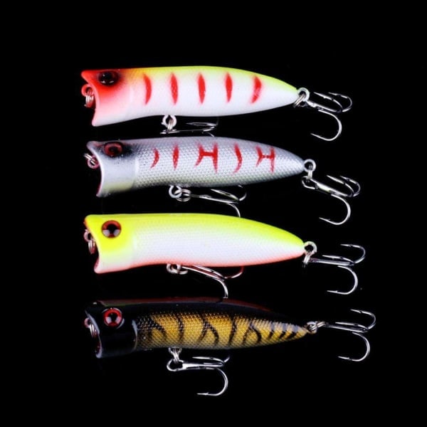 20-pack fiskedrag wobbler, Minnow blandad, Crankbait flerfärgad