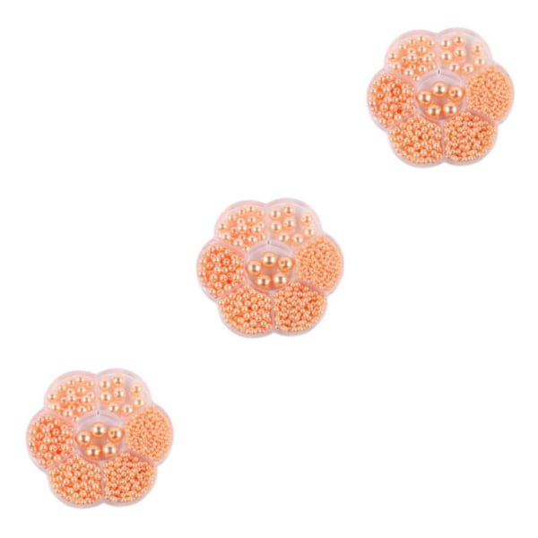 1/2/3/5 1150 stykker DIY-perlepærler for å lage vakkert smykke oransje orange 3PCS