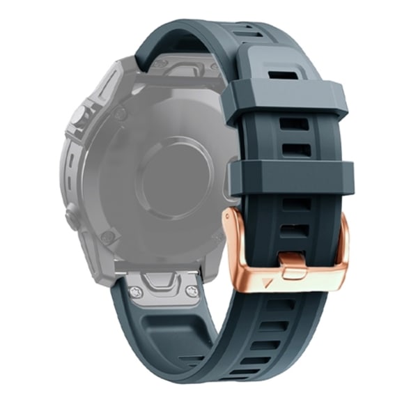 För Garmin Fenix ​​6S 20mm Rosaguld Spænde Silikon Watch Band