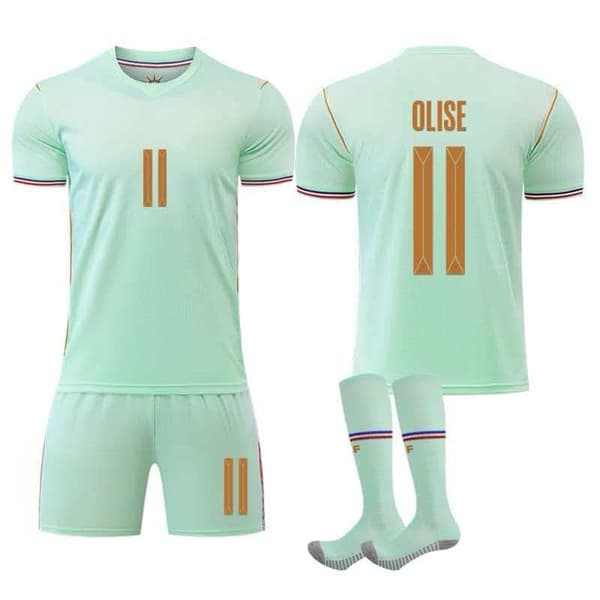 2026 VM Frankrig fodboldtrøjer Børn og voksne udebane 11 OLISE-FA- 11 OLISE 22