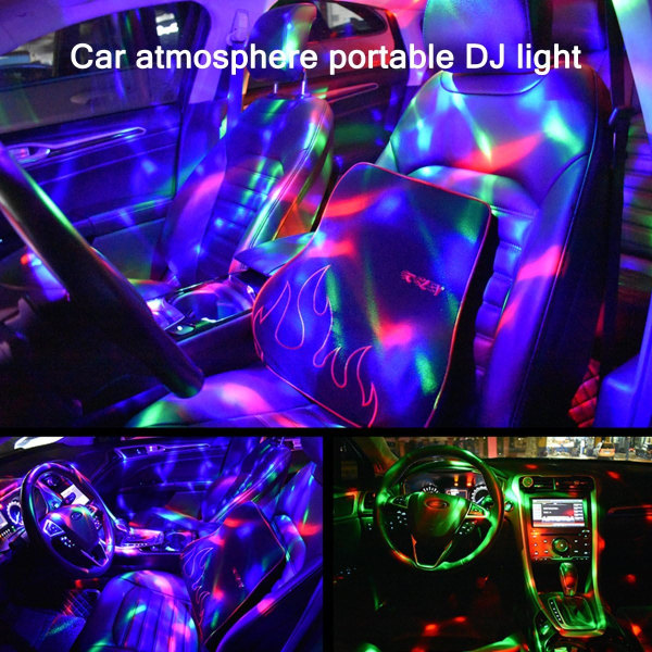 Mini discopallovalaisin, ääniohjattu disco-juhlan valotehoste