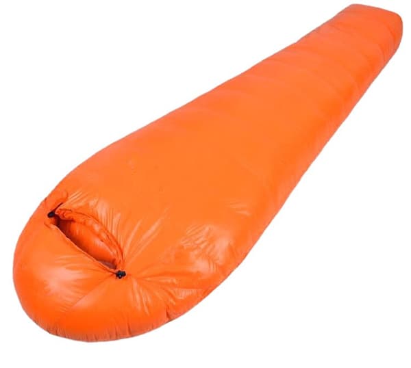 Hydrophobic Down Sleeping Bag for Adults - Lightweight and Compact 4-Season Mummy Bag for Backpacking, Camping, Mountain-FA-