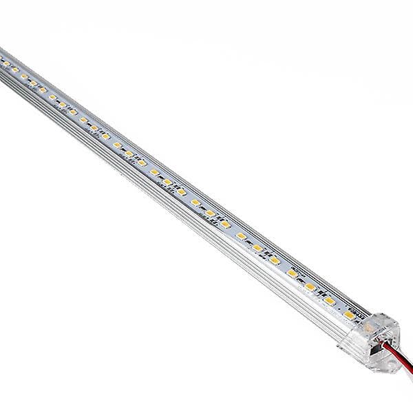 2 stk DC 12V 50cm Aluminium Rigid LED-list Bar Lys (hvit)-FA6-