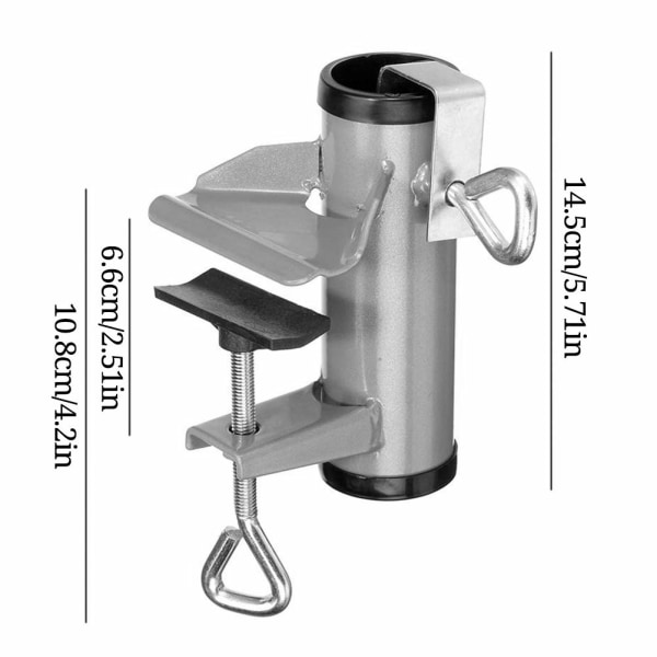 Bordparaplyholder til altan, klemme til haveparasol, terrasse