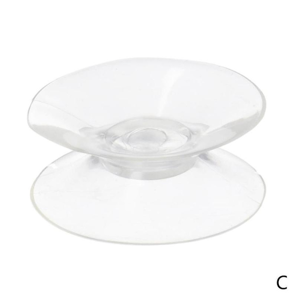 Dubbelsidiga sugkoppar i klar plastgummi, 20, 30, 35, 50 mm TransparentC 35mm 100pcs
