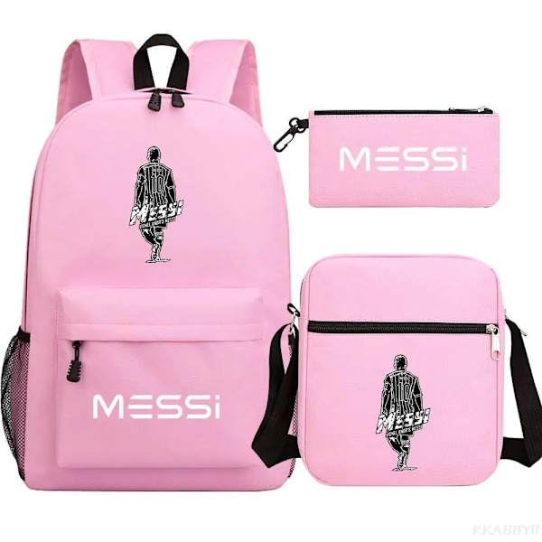 Jalkapallo Messi -reppu 3 osaa Blue