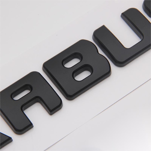Lämplig för BRABUS namnskylt logotyp märke biletikett klistermärke Yahei