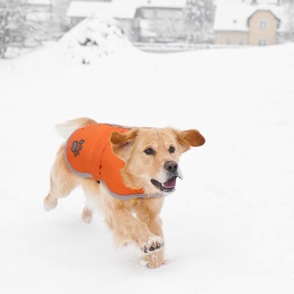 Reversibel vinterullhundevest for kaldt vær