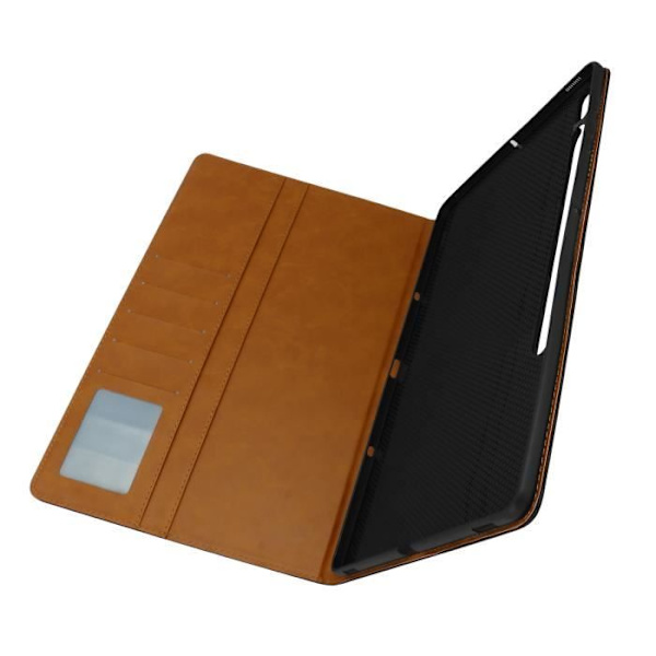 Fodral for Samsung Tab S7 FE Dokumentlagringskorthållare Videostøtte Svart