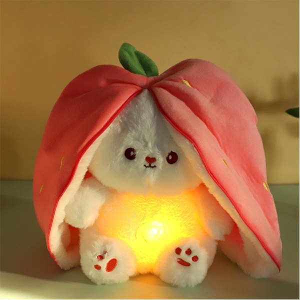 Andningslampa och ljudplyschleksak, mjuka plushies för ångest och sömn, lätt att bära plyschleksak för bebisar, lugnande andningsplyschleksak