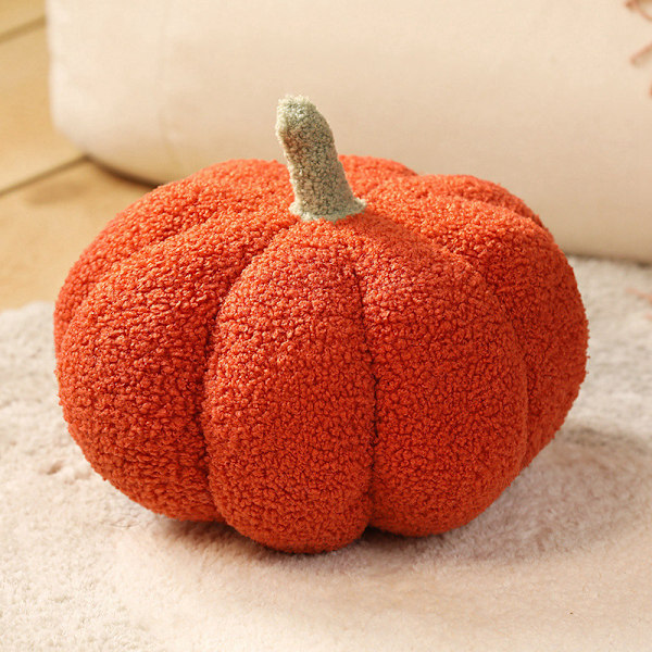 Halloween-kurpitsa tyyny plyysi sisustus punainen