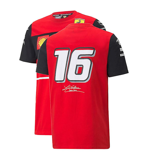 Uusi Charles Leclerc Racing #16 T-paita 2022 XL