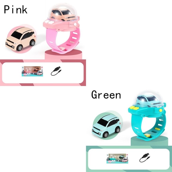 Bil klocka leksak fjärrkontroll bil ROSA pink