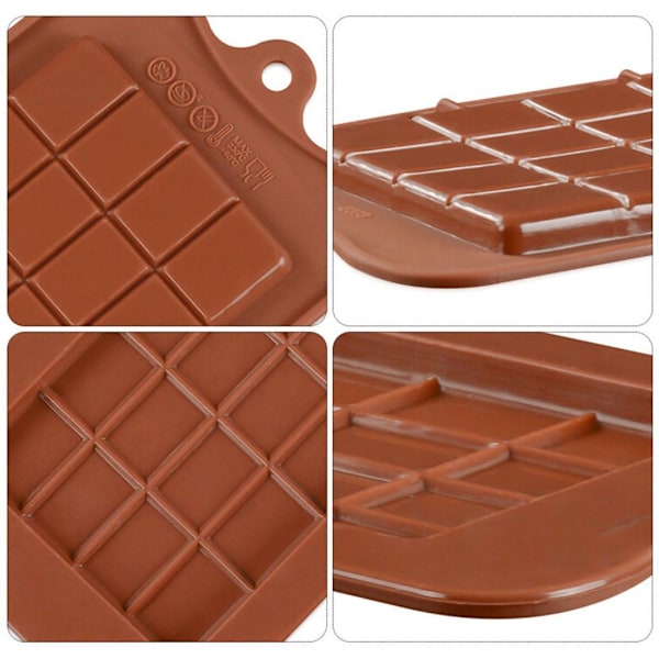 Stor Chokoladeform i Silikon | Dubai Kunafa Chokoladeform brown 80