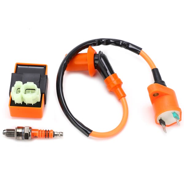 GY6 50cc 150cc ATV Moped Scooter CDI Ignition Coil Spark Plug Kit-FA-