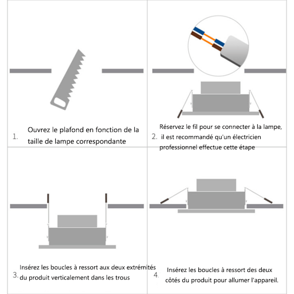 5 LED-spotlights for baderom, IP44 ultra-flat 25mm, Ø85mm, hvit
