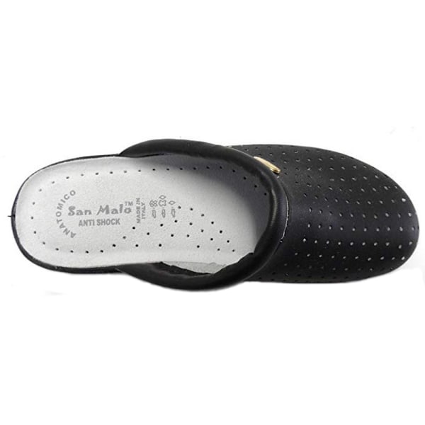 Dek Dam/Dam Läder Clogs 38 EUR Svart Black 38 EUR