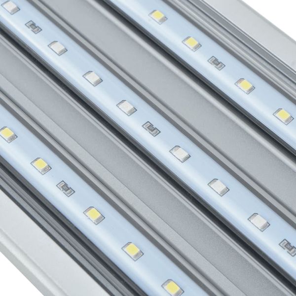 vidaXL Akvarielampe LED 50-60 cm aluminium IP67 1200