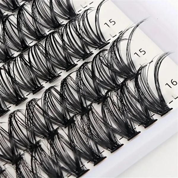 Enkeltvipper / Løse Vipper / Øjenvipper - 8-16 mm black 66