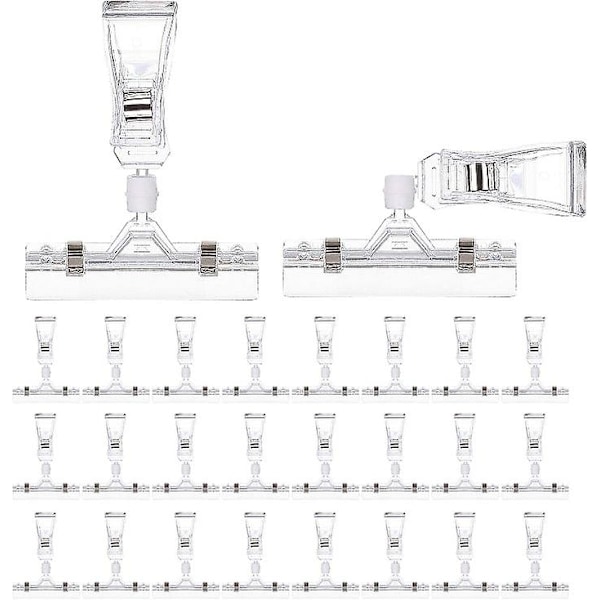 20 stk. skiltpapirskortdisplayprislappsetikettholder stativ