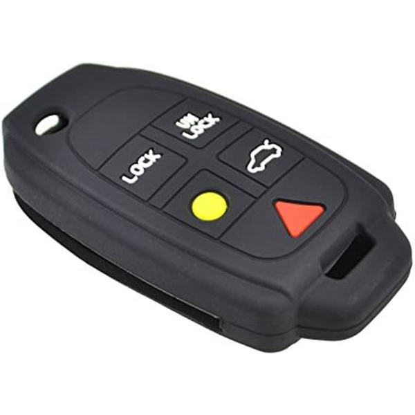 Silikoninen 5-painikkeinen avaimen kuori Volvo XC90 S80 -autoille
