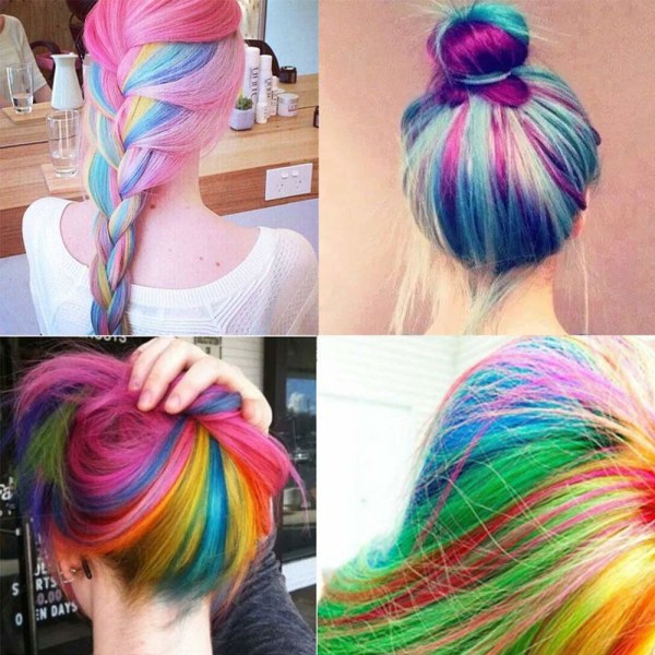 Hårkritor / Hårfärg för Barn - 24 olika färger för hår multifärg
