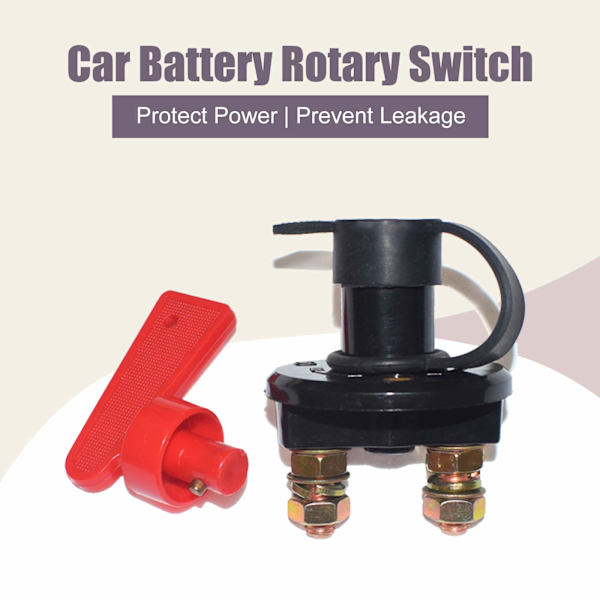 12V 300A Batteri Isolator Afbryder med Nøgle Batteri Afbryder til Tru