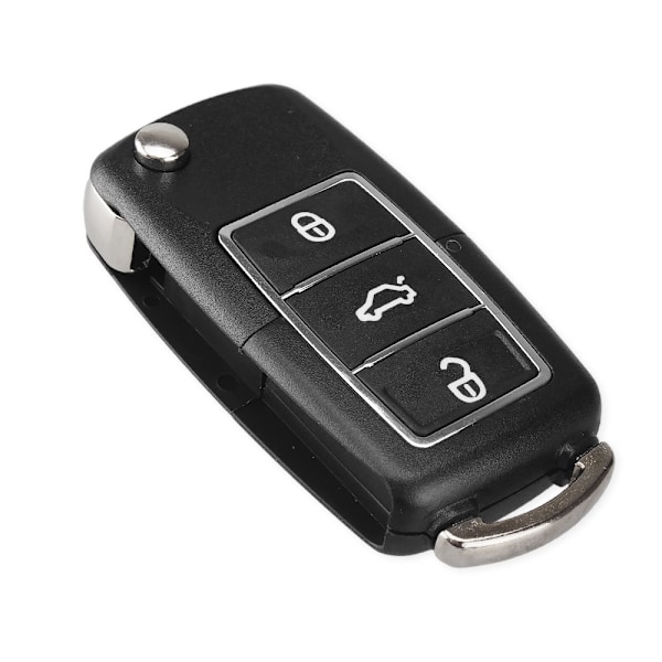 Bilnøglebeskyttelse med 3 knapper Golf Passat til VW Sort black one size