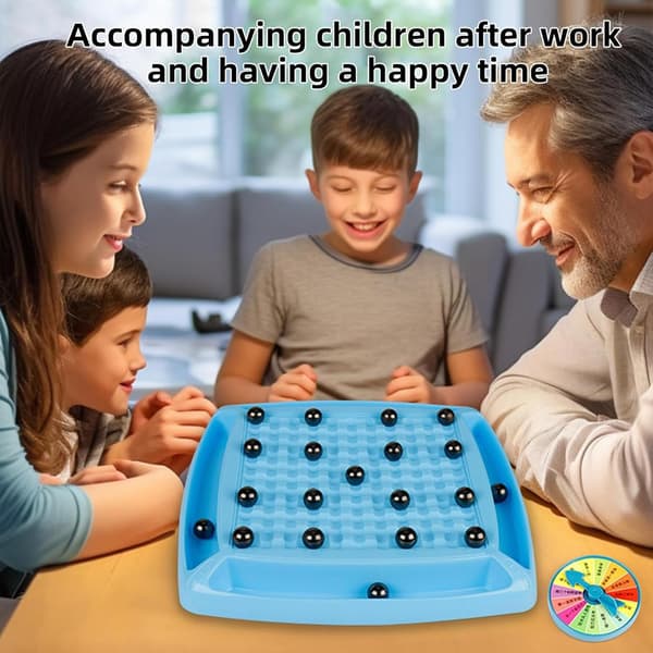 Magnetiskt schackspel, magnetiskt brädspel för stridsschack, damer, julklapp (straffbräda)-FA-