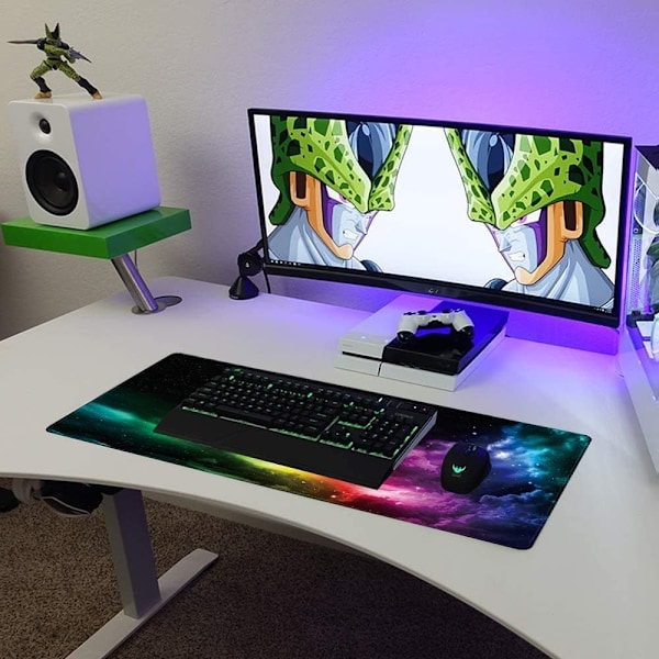 Gaming musmåtte, XXL Stor musmåtte 900x400mm, Computer tastatur - Perfekt