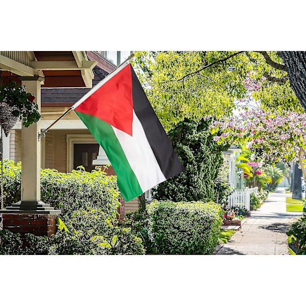 Palestiinan lippu 3x5 jalkaa, rukoile Palestiinan lipun puolesta, ilmainen Palestiinan lippu, seison Palestiinan rinnalla ulkokoristelippu -gt
