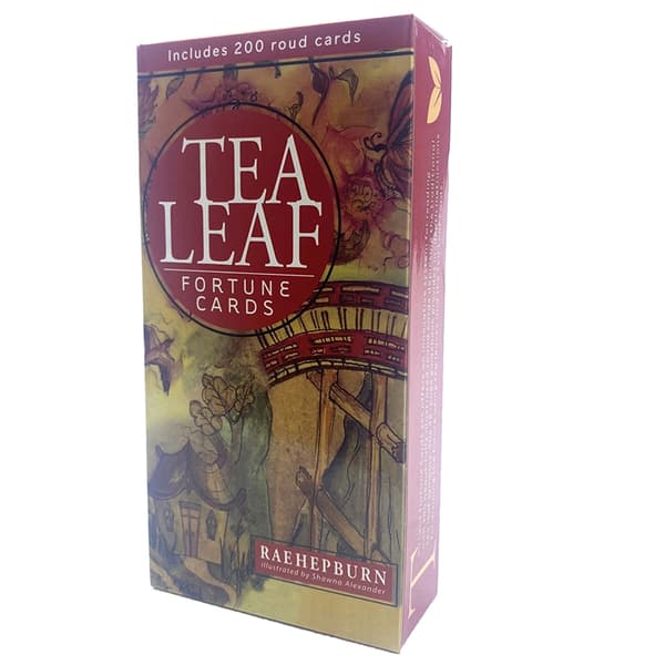 Teelehtien ennustuskortit Tarot Oracle -kortti perhejuhlapeli Multicolor-FA9- Multicolor one size