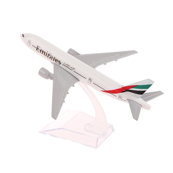 Skala 1:400 Metall Flygplansreplika Emirates Airlines 777 Modell