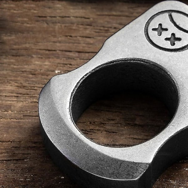 Utomhus Knuckle Survival Escape Tool Stålring Portabel Breaker