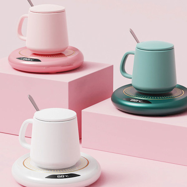 ABS USB Konstant Temperatur Underlägg En Klicka Start Isolerad white