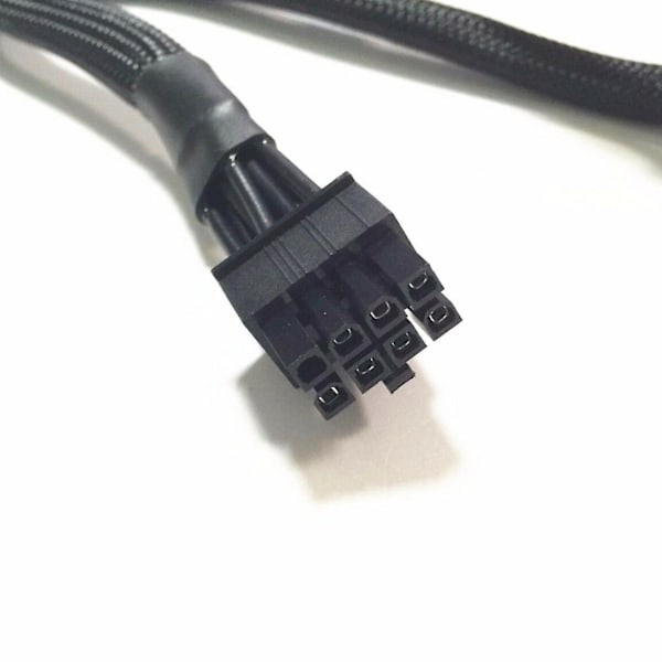 Pci-e 8-pin til dobbel 6+2-pins modulær strømforsyningskabel for Corsair Rm1000x