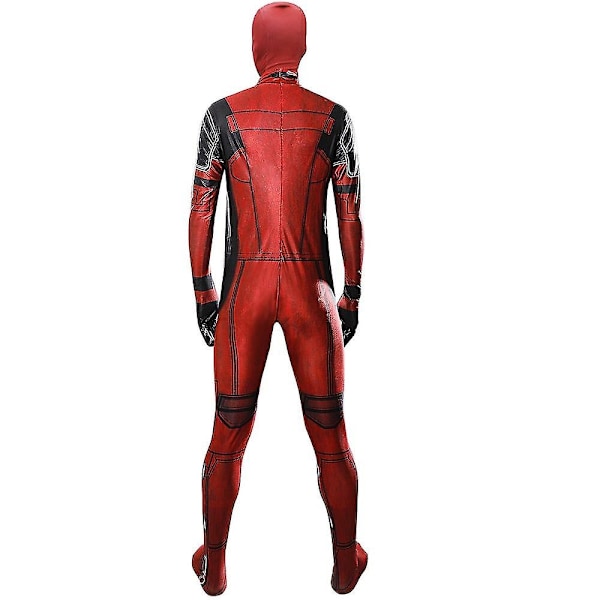 Deadpool-kostym Cosplay Barn Vuxen Dräkt Anime Superhjälte Cosplay Dödsväktare Anime Vuxen Service Leotard Hattar Tillbehör Anime - WELLNGS 2 ST 2 PCS L